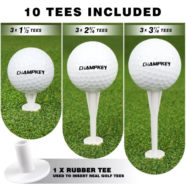 CHAMPKEY Premium Synthetic Turf Golf Hitting Mat