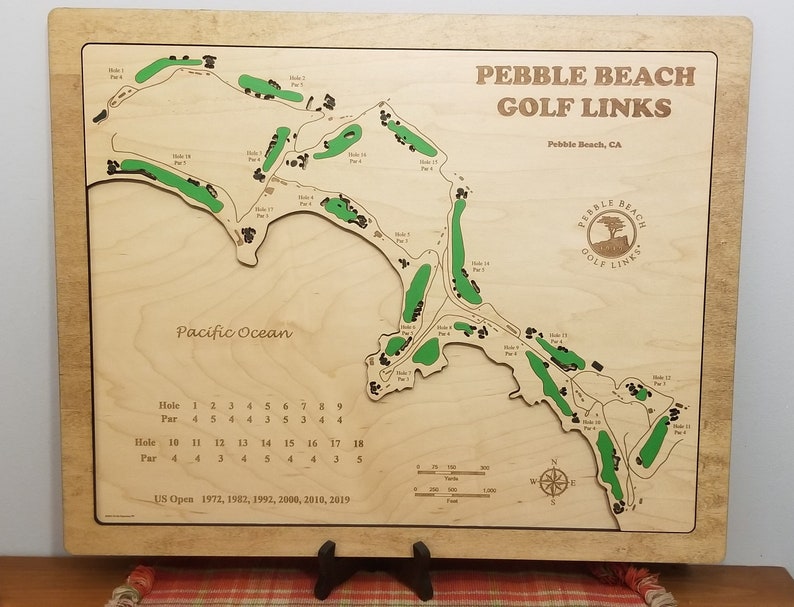 golf course custom wall art