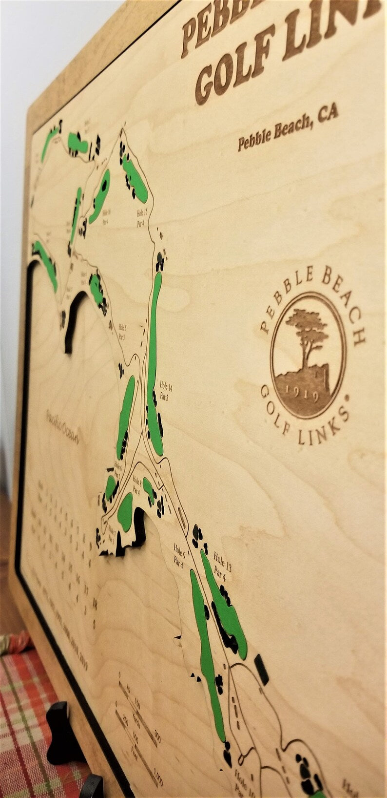 golf course custom wall art