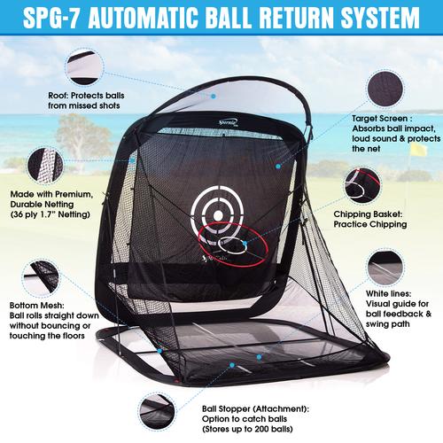 Spornia SPG-7 Golf Practice Net - FULL SIZE